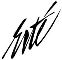 Designer, Erte's Signature Image